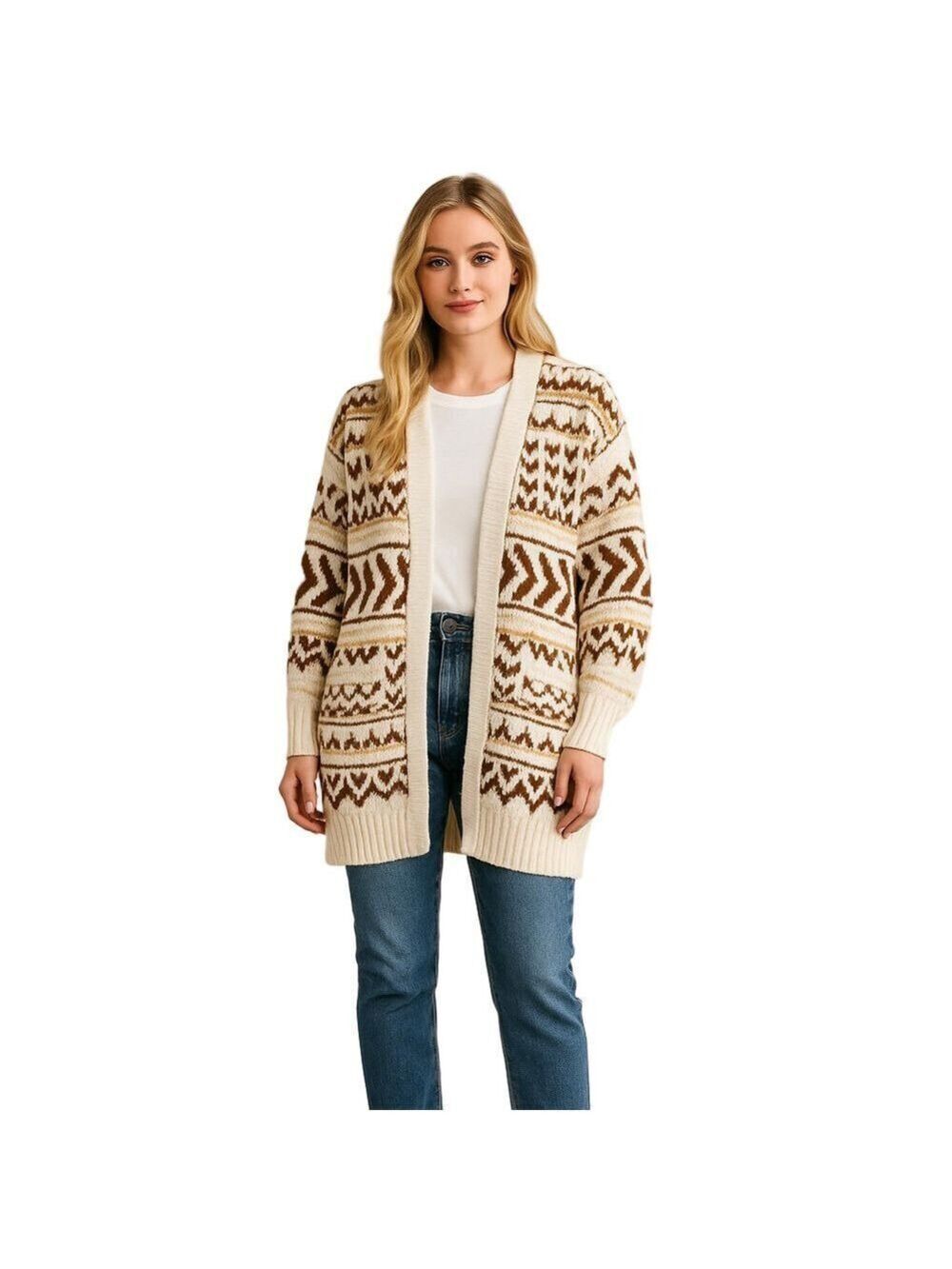NWOT Pink Rose Cardigan Women's Sweater Sz Medium